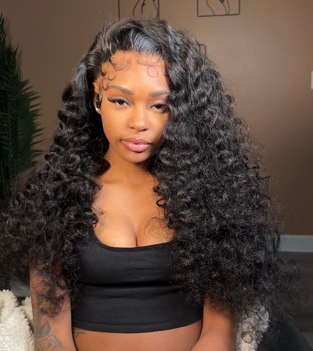 Burmese Curly Virgin Hair Bundles Curly Hair Extension-12A